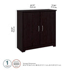 Multi-Color 2-Door Storage Cabinet, Single, 30W x 12D x 30H