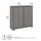 Multi-Color 2-Door Storage Cabinet, Single, 30W x 12D x 30H