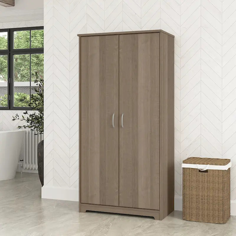 Multi-Color / 2-Door Style / Single-Person Assembly – Tall Bathroom Storage Cabinet