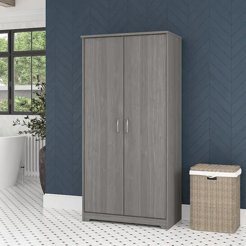 Multi-Color / 2-Door Style / Single-Person Assembly – Tall Bathroom Storage Cabinet