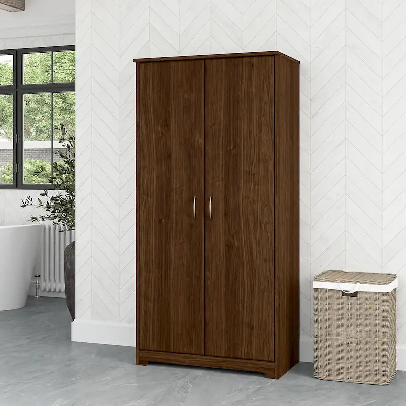 Multi-Color / 2-Door Style / Single-Person Assembly – Tall Bathroom Storage Cabinet