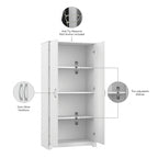 Multi-Color / 2-Door Style / Single-Person Assembly – Tall Bathroom Storage Cabinet