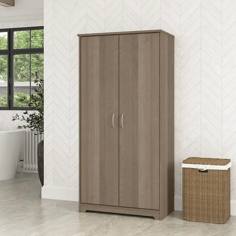 Multi-Color / 2-Door Style / Single-Person Assembly – Tall Bathroom Storage Cabinet