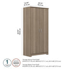 Multi-Color / 2-Door Style / Single-Person Assembly – Tall Bathroom Storage Cabinet