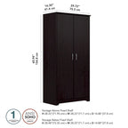Multi-Color / 2-Door Style / Single-Person Assembly – Tall Bathroom Storage Cabinet