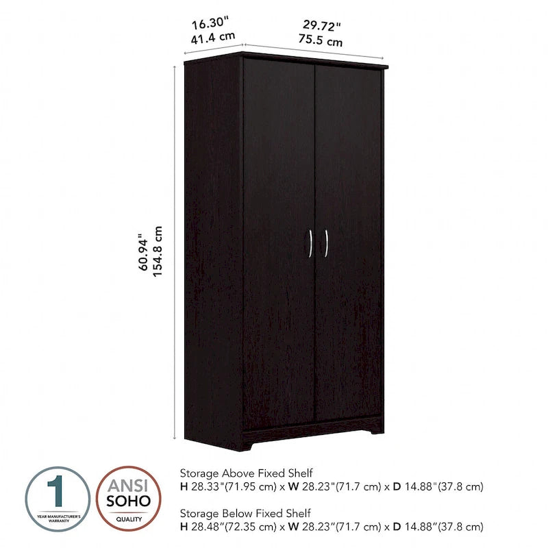 Multi-Color / 2-Door Style / Single-Person Assembly – Tall Bathroom Storage Cabinet