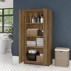 Multi-Color / 2-Door Style / Single-Person Assembly – Tall Bathroom Storage Cabinet