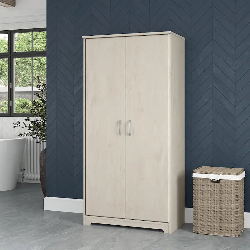Multi-Color / 2-Door Style / Single-Person Assembly – Tall Bathroom Storage Cabinet