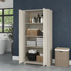 Multi-Color / 2-Door Style / Single-Person Assembly – Tall Bathroom Storage Cabinet