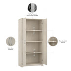 Multi-Color / 2-Door Style / Single-Person Assembly – Tall Bathroom Storage Cabinet