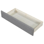 Beige/Gray Convertible Daybed, Twin XL to King, Sleeps 2