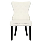 Velvet Tufted Wingback Dining Chair, Set of 4, Multiple Colors