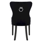 Velvet Tufted Wingback Dining Chair, Set of 4, Multiple Colors