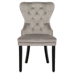 Velvet Tufted Wingback Dining Chair, Set of 4, Multiple Colors