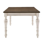 Antique White Extendable Dining Table Set, 4–8 Person (5 or 7-Piece)