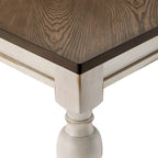Antique White Extendable Dining Table Set, 4–8 Person (5 or 7-Piece)