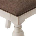 Antique White Extendable Dining Table Set, 4–8 Person (5 or 7-Piece)