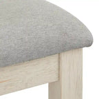 White & Gray Cross-Back Counter Height Stool, Set of 2