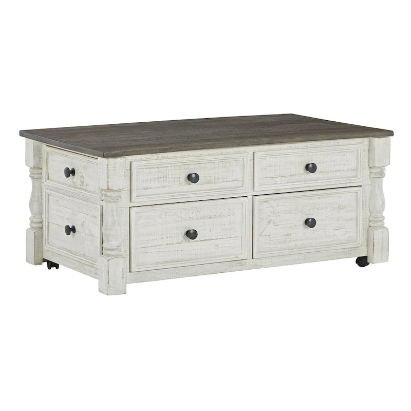 Light Oak, Traditional, 5-Drawer Chest with Metal Legs