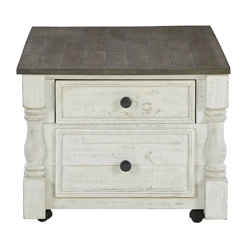 Light Oak, Traditional, 5-Drawer Chest with Metal Legs