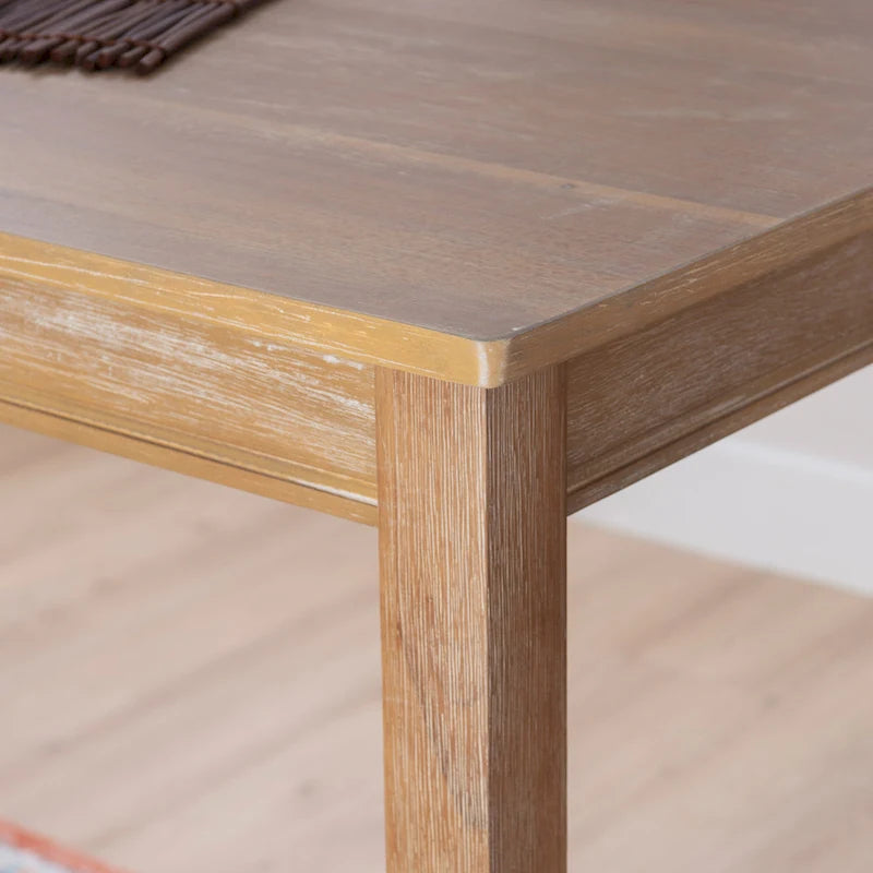 Wood Pub Bar Table for 4, Multiple Colors, Bar Height