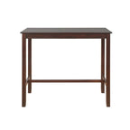 Wood Pub Bar Table for 4, Multiple Colors, Bar Height