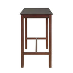 Wood Pub Bar Table for 4, Multiple Colors, Bar Height