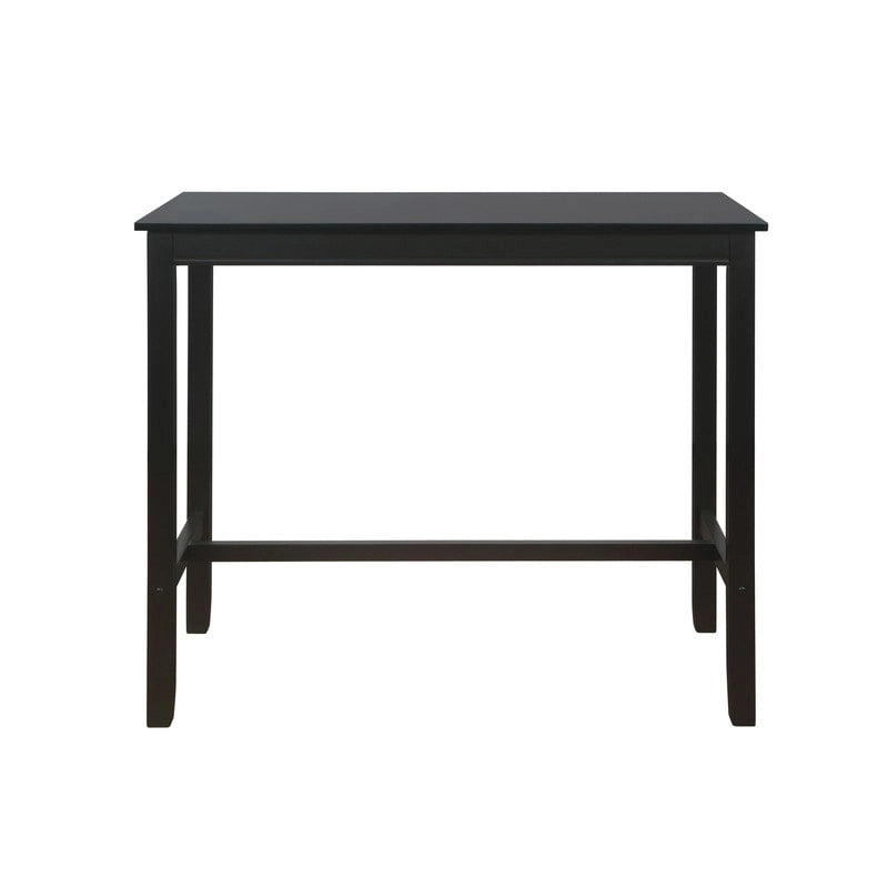 Wood Pub Bar Table for 4, Multiple Colors, Bar Height