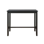 Wood Pub Bar Table for 4, Multiple Colors, Bar Height