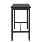 Wood Pub Bar Table for 4, Multiple Colors, Bar Height