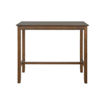 Wood Pub Bar Table for 4, Multiple Colors, Bar Height