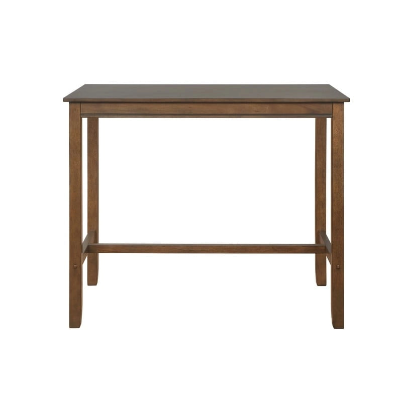 Wood Pub Bar Table for 4, Multiple Colors, Bar Height