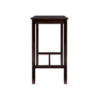 Wood Pub Bar Table for 4, Multiple Colors, Bar Height