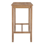 Wood Pub Bar Table for 4, Multiple Colors, Bar Height