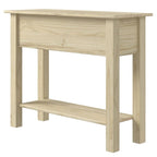 White Wash / Antique Brown / Gray / Unpainted Rustic 2-Drawer Console Table, 1-Person Assembly