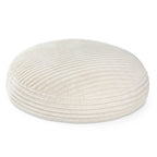 Ivory/Black/Grey/Midnight Blue Faux Fur Round Bean Bag Chair & Lounger, 1-2 Person