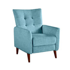 Navy/Mustard/Blue/Ivory/Grey Upholstered Manual Recliner Set of 2