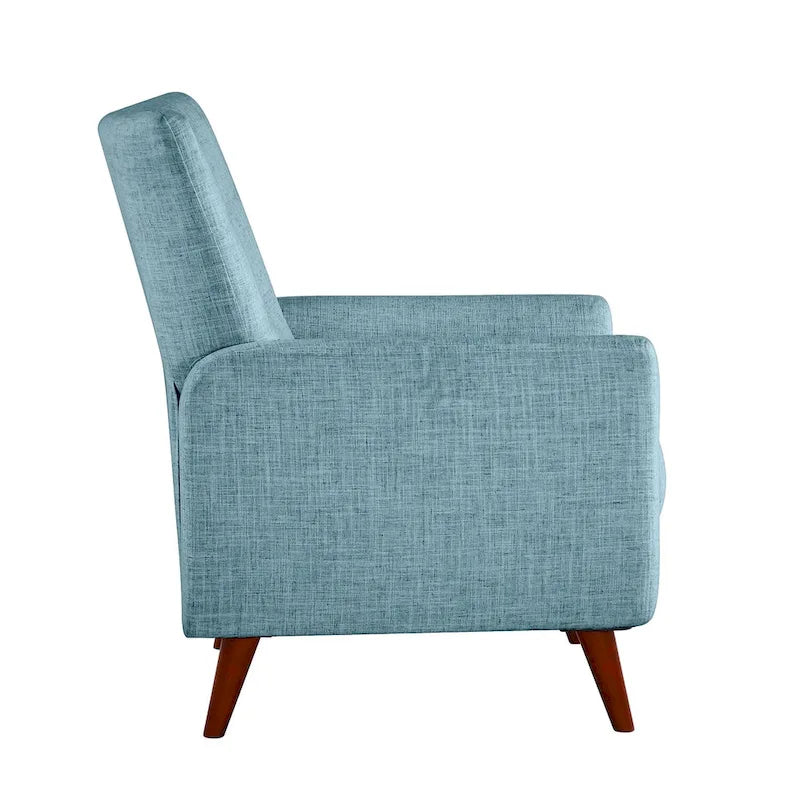 Navy/Mustard/Blue/Ivory/Grey Upholstered Manual Recliner Set of 2