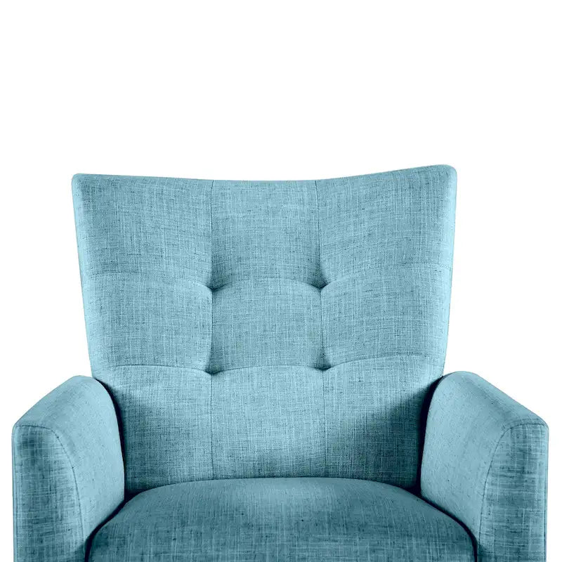 Navy/Mustard/Blue/Ivory/Grey Upholstered Manual Recliner Set of 2