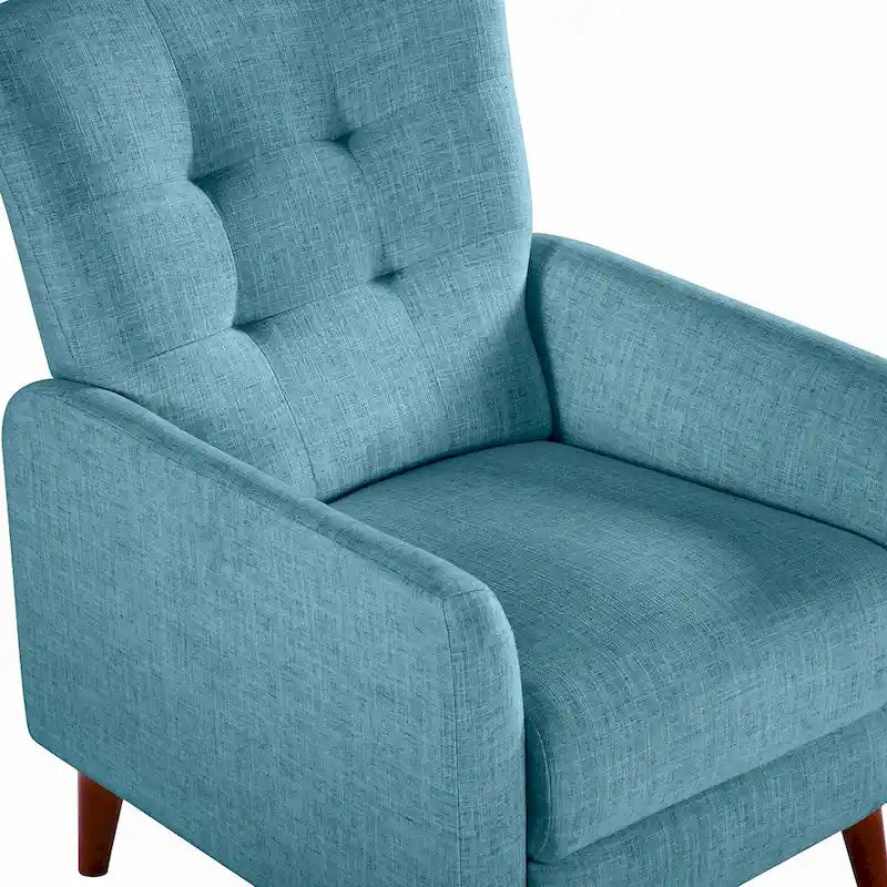 Navy/Mustard/Blue/Ivory/Grey Upholstered Manual Recliner Set of 2