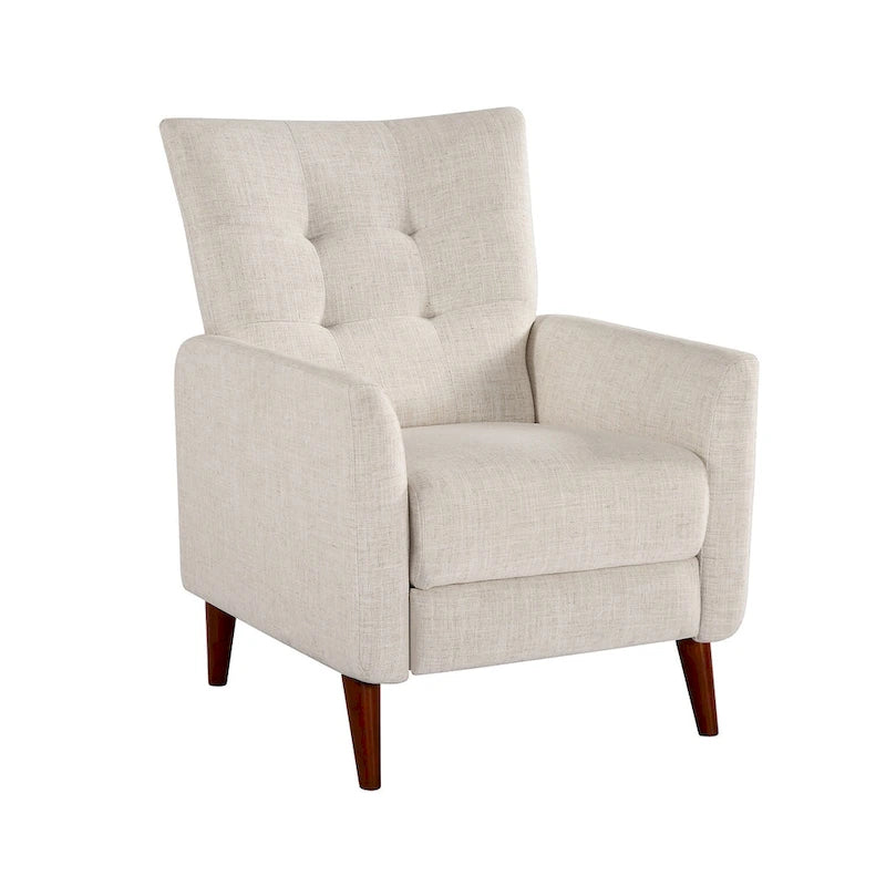 Navy/Mustard/Blue/Ivory/Grey Upholstered Manual Recliner Set of 2
