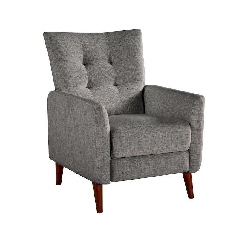 Navy/Mustard/Blue/Ivory/Grey Upholstered Manual Recliner Set of 2