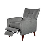 Navy/Mustard/Blue/Ivory/Grey Upholstered Manual Recliner Set of 2