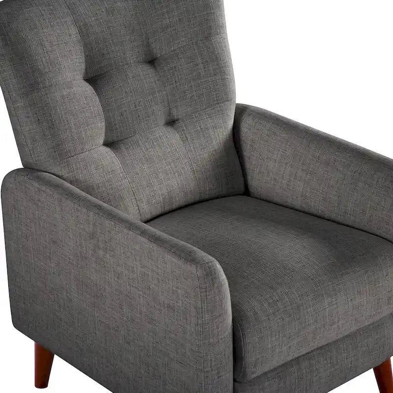 Navy/Mustard/Blue/Ivory/Grey Upholstered Manual Recliner Set of 2