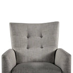Navy/Mustard/Blue/Ivory/Grey Upholstered Manual Recliner Set of 2