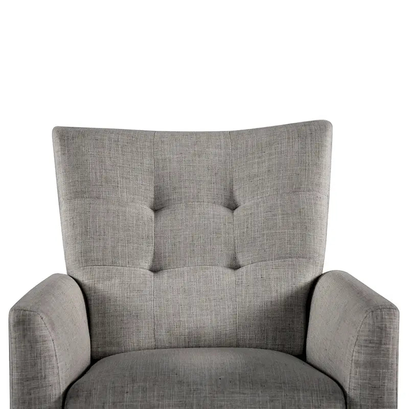 Navy/Mustard/Blue/Ivory/Grey Upholstered Manual Recliner Set of 2
