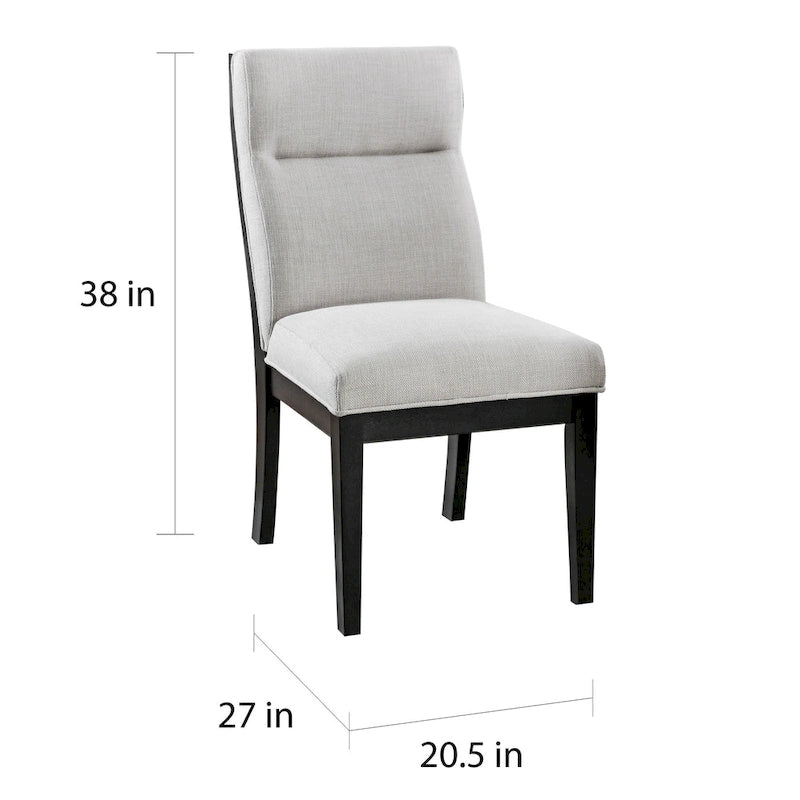 Black/Beige Contemporary Round Glass Dining Set, Seats 4