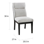 Black/Beige Contemporary Round Glass Dining Set, Seats 4