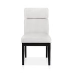 Black/Beige Contemporary Round Glass Dining Set, Seats 4