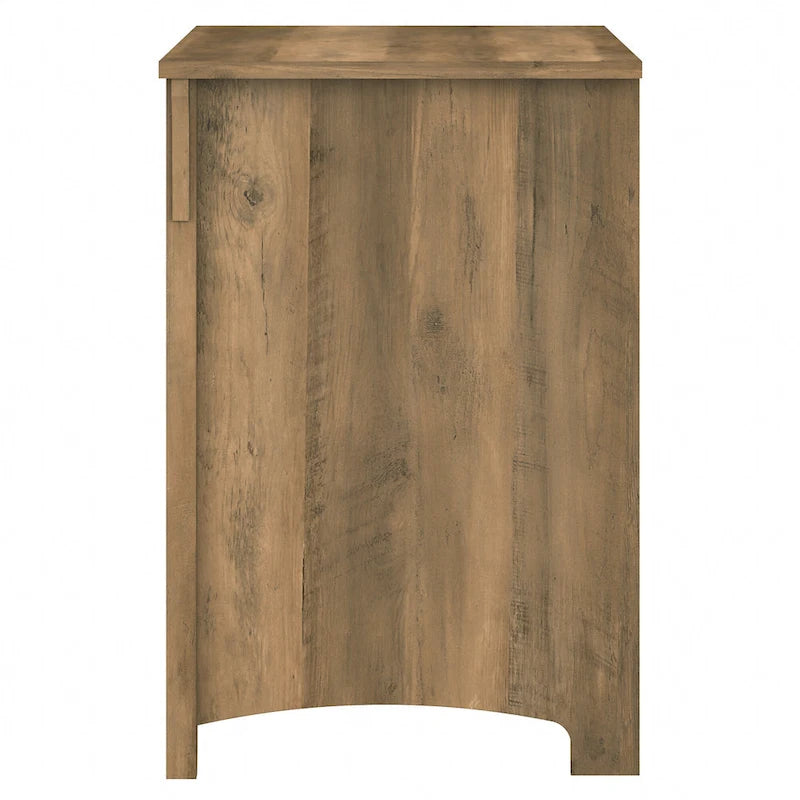 Grey/Brown/Tan/Beige 2-Drawer Lateral File Cabinet, Single User